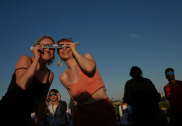 APTOPIX Britain Solar Eclipse
