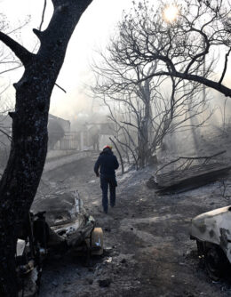 APTOPIX Greece Wildfire