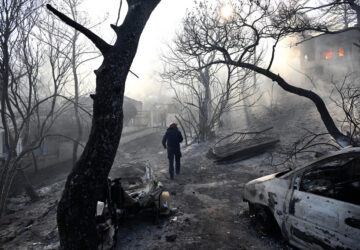 APTOPIX Greece Wildfire