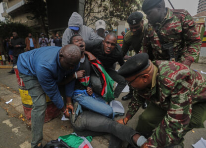 APTOPIX Kenya Protest
