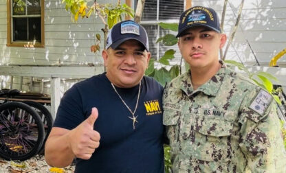 USS Lincoln Soldier Father Arrested