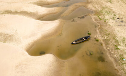 Romania Extreme Weather Danube Drought