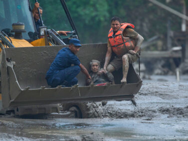 APTOPIX Nepal Flash Floods