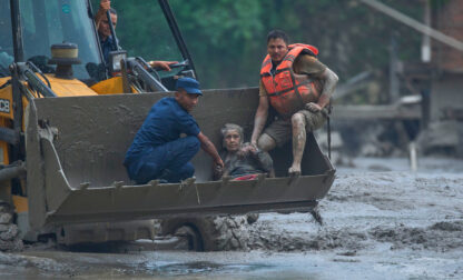 APTOPIX Nepal Flash Floods