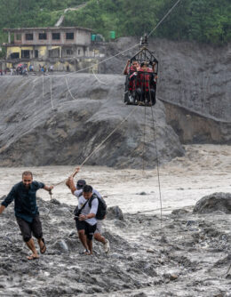 APTOPIX Nepal Flash Floods