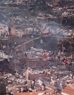 APTOPIX Congo School Fire