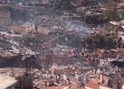 APTOPIX Congo School Fire