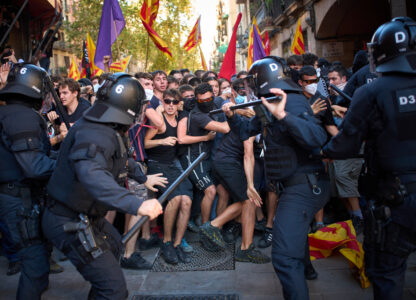APTOPIX Spain Protest