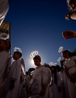 APTOPIX Romania Angels Parade