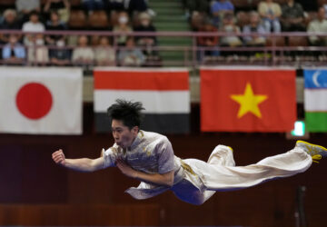 APTOPIX Asian Games Opening Wushu