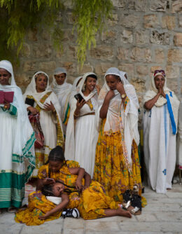 APTOPIX Israel Ethiopia Meskel Holiday