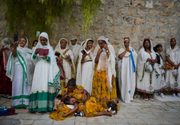 APTOPIX Israel Ethiopia Meskel Holiday