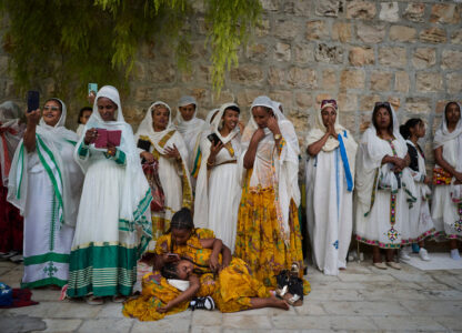 APTOPIX Israel Ethiopia Meskel Holiday