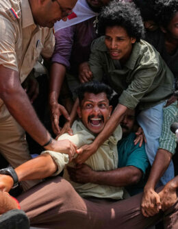 APTOPIX India Cockroach Protests