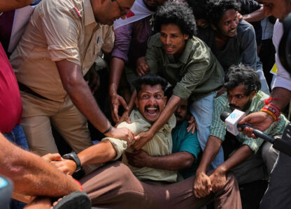 APTOPIX India Cockroach Protests