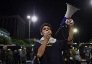 APTOPIX Greece US Rubio Protest
