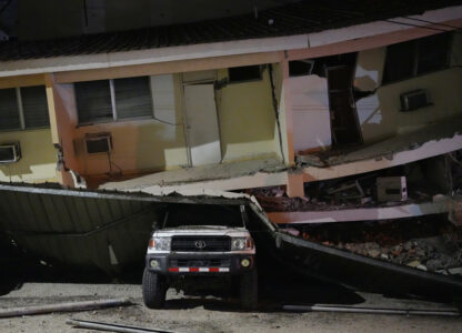 APTOPIX Panama Earthquake