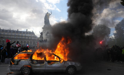 APTOPIX France Protests
