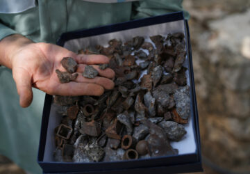 Lebanon Israel Shrapnel Art