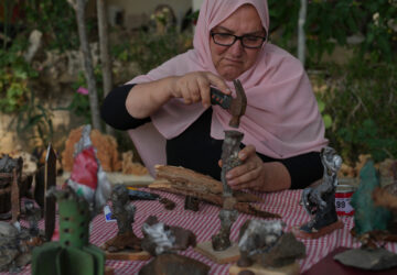 Lebanon Israel Shrapnel Art