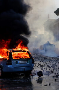 APTOPIX Albania Protests